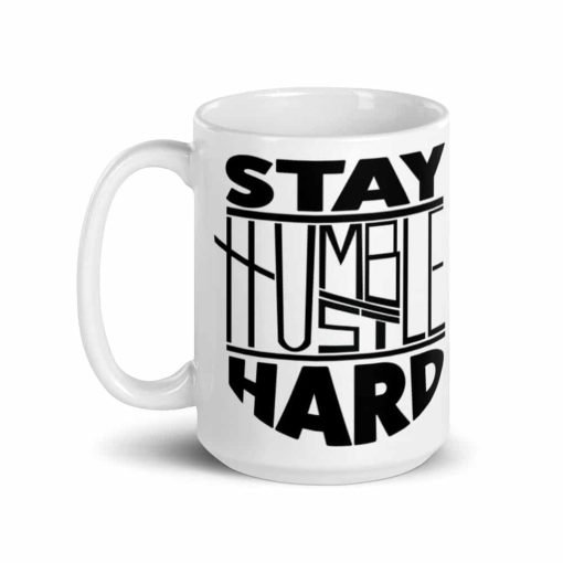 white glossy mug 15oz handle on left 604401afd6192