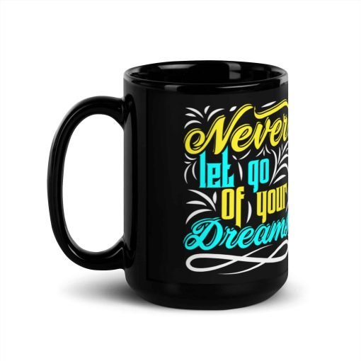 black glossy mug black 15oz handle on left 63027a1716f39