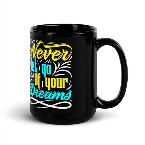 black glossy mug black 15oz handle on right 63027a1716fee