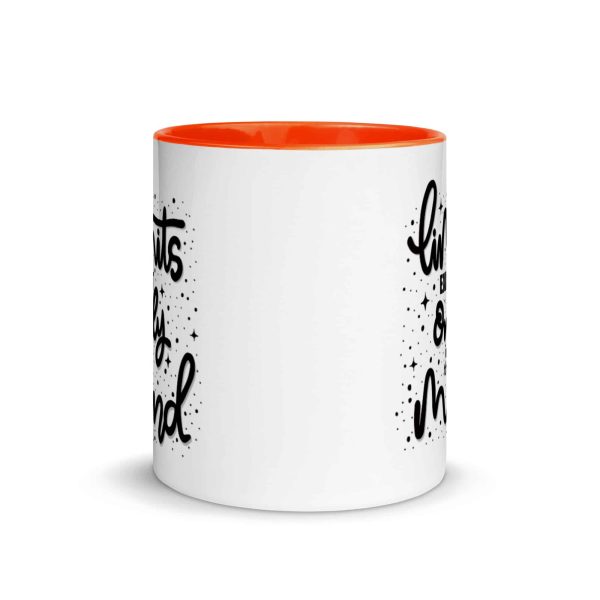 white ceramic mug with color inside orange 11oz front 63011f73eb016