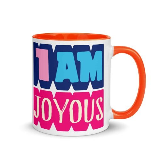 white ceramic mug with color inside orange 11oz right 630680cc00d4a