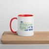 white ceramic mug with color inside red 11oz left 630de2b4b9716