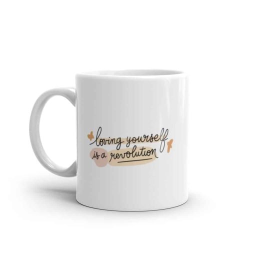 white glossy mug 11oz handle on left 62fe3578b8d97