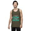 mens premium tank top military green front 2 63109bec10a1f
