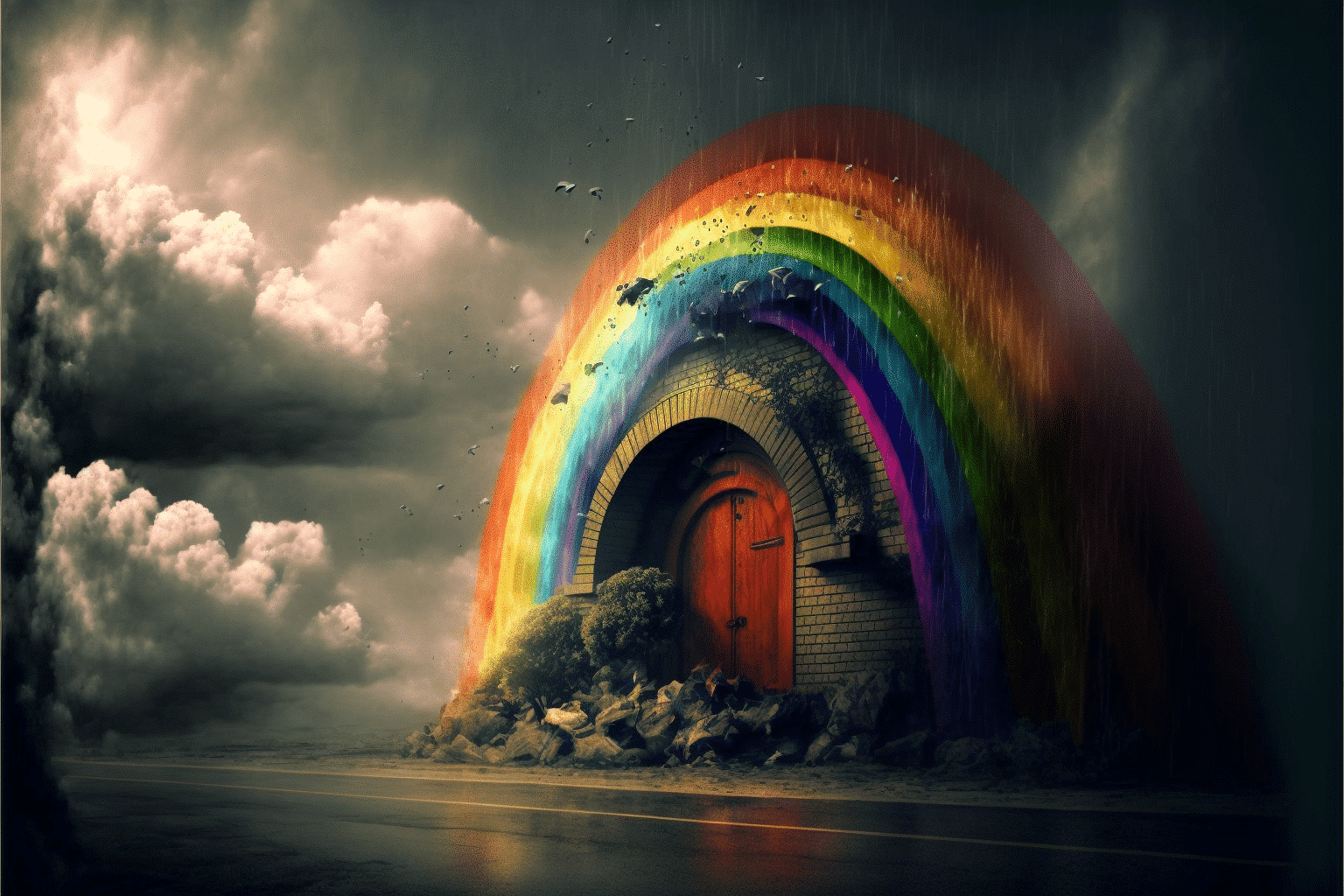 Rainbows Apologize for Angry Skies": Finding Hope and Beauty in Difficult Times