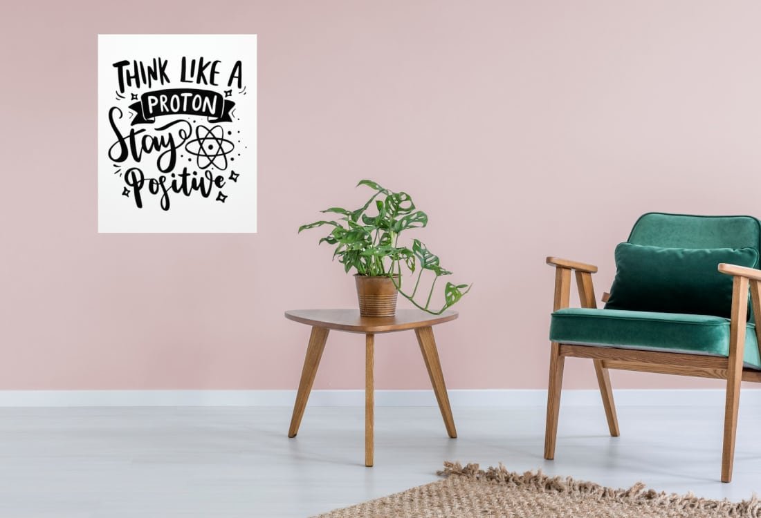 Think Like A Proton Premium Matte Vertical Poster