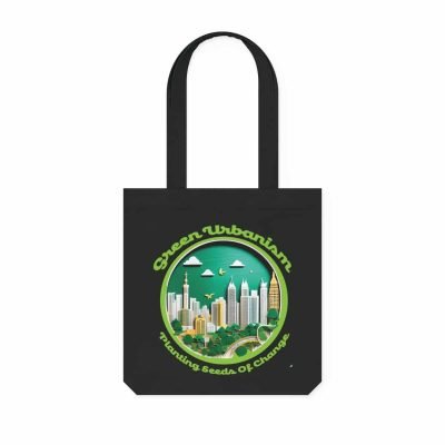 Shop the Green Urbanism Woven Tote Bag - Eco-Friendly and Stylish