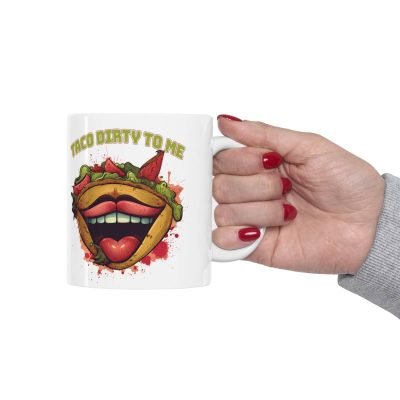 Personalized Funny Ceramic Mug - 11 oz - Taco Pun