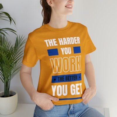 Hard Working Jersey Tee - Classic Unisex Short Sleeve Tee