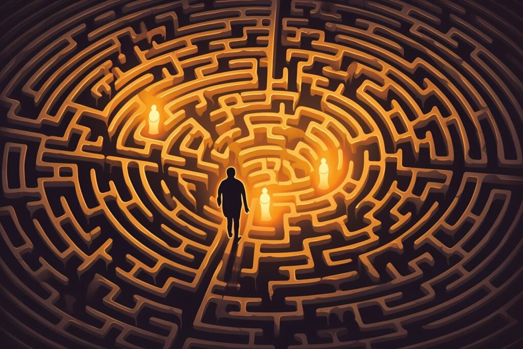 Therapy is a guide through life's labyrinth