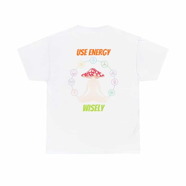 Shop the 'Use Energy Wisely' Unisex Heavy Cotton Tee for Premium Comfort and Durability - Image 15