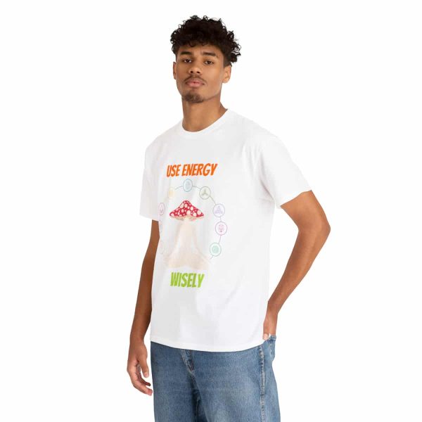 Shop the 'Use Energy Wisely' Unisex Heavy Cotton Tee for Premium Comfort and Durability - Image 18