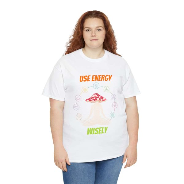 Shop the 'Use Energy Wisely' Unisex Heavy Cotton Tee for Premium Comfort and Durability - Image 19