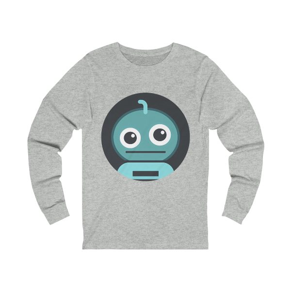 Unisex Long Sleeve Jersey Tee - Beep Bop Robot | Comfortable Everyday Essential - Image 13