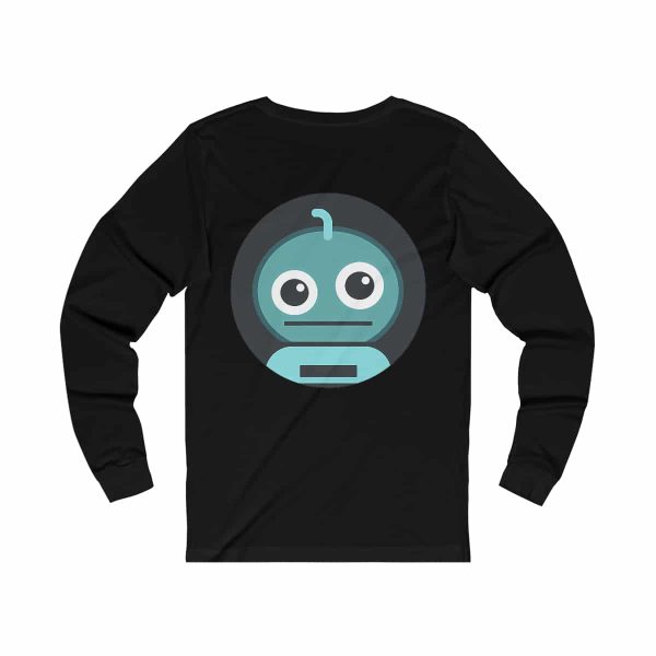 Unisex Long Sleeve Jersey Tee - Beep Bop Robot | Comfortable Everyday Essential - Image 6