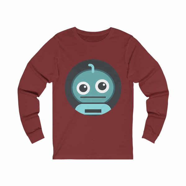 Unisex Long Sleeve Jersey Tee - Beep Bop Robot | Comfortable Everyday Essential - Image 33