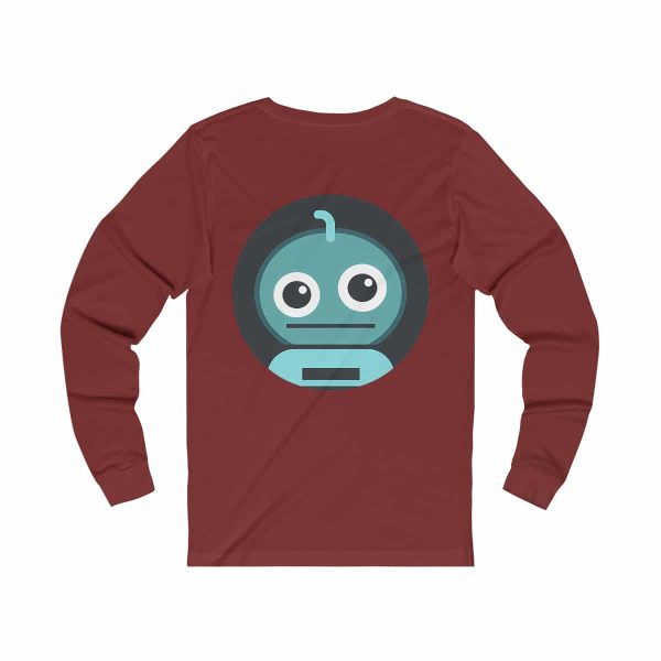 Unisex Long Sleeve Jersey Tee - Beep Bop Robot | Comfortable Everyday Essential - Image 34