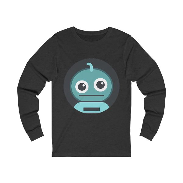 Unisex Long Sleeve Jersey Tee - Beep Bop Robot | Comfortable Everyday Essential - Image 23