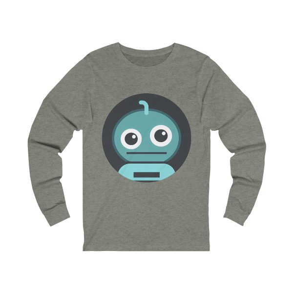 Unisex Long Sleeve Jersey Tee - Beep Bop Robot | Comfortable Everyday Essential - Image 11