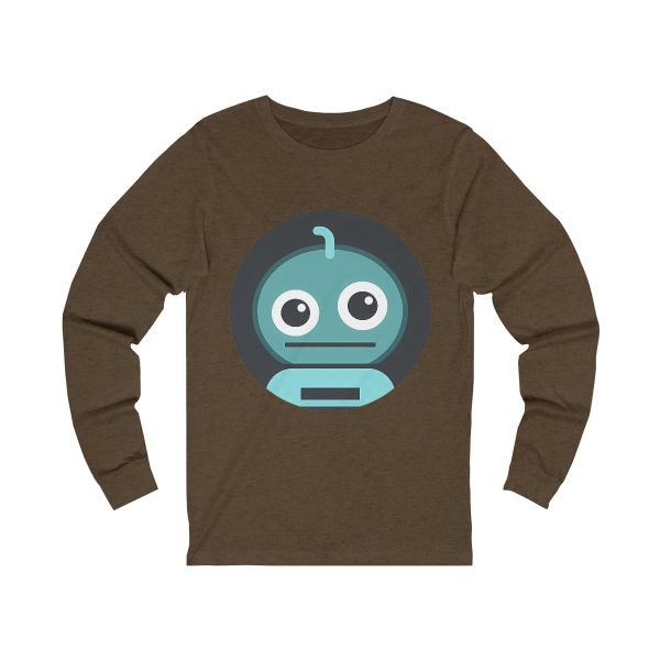 Unisex Long Sleeve Jersey Tee - Beep Bop Robot | Comfortable Everyday Essential - Image 7