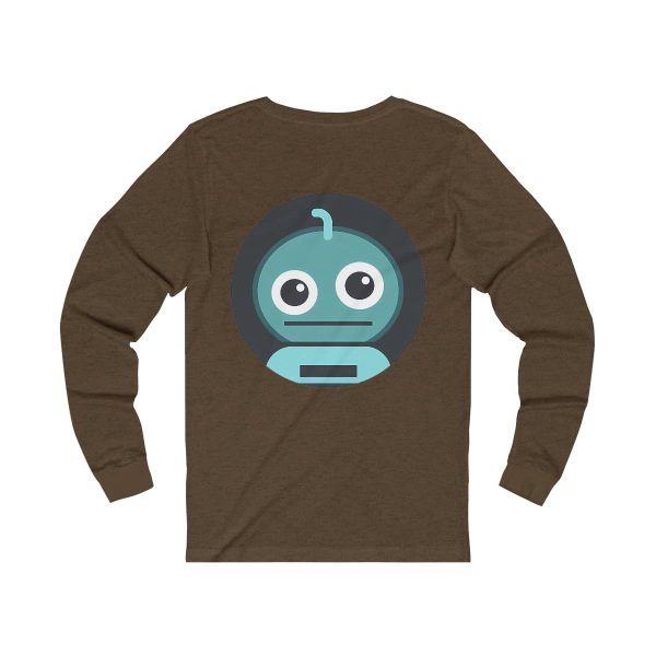 Unisex Long Sleeve Jersey Tee - Beep Bop Robot | Comfortable Everyday Essential - Image 8