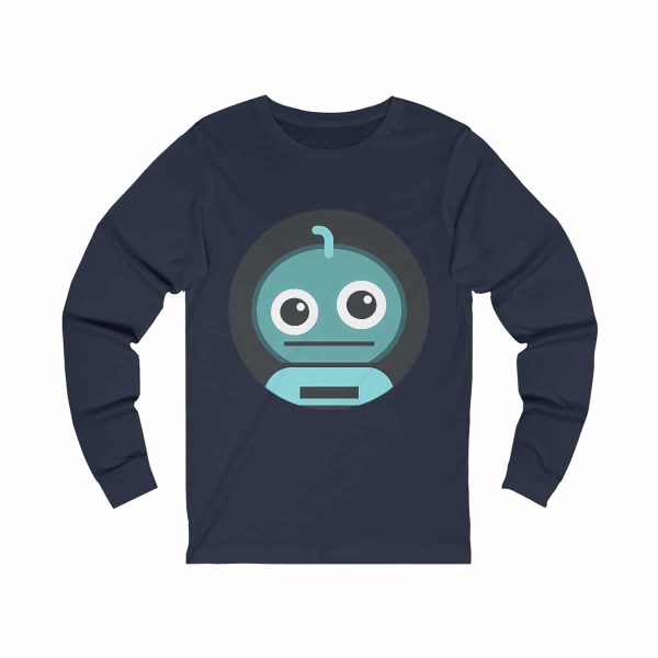 Unisex Long Sleeve Jersey Tee - Beep Bop Robot | Comfortable Everyday Essential - Image 29