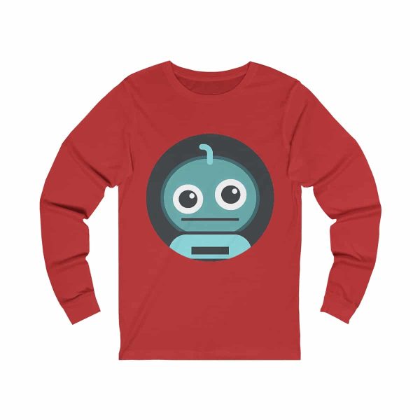 Unisex Long Sleeve Jersey Tee - Beep Bop Robot | Comfortable Everyday Essential - Image 31