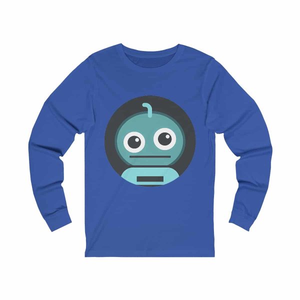 Unisex Long Sleeve Jersey Tee - Beep Bop Robot | Comfortable Everyday Essential - Image 19