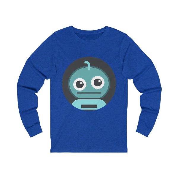 Unisex Long Sleeve Jersey Tee - Beep Bop Robot | Comfortable Everyday Essential - Image 25