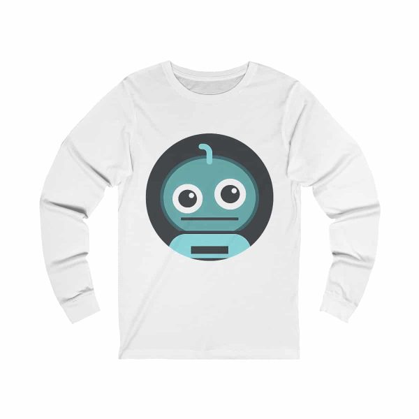 Unisex Long Sleeve Jersey Tee - Beep Bop Robot | Comfortable Everyday Essential