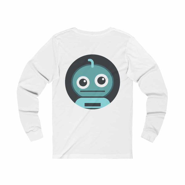 Unisex Long Sleeve Jersey Tee - Beep Bop Robot | Comfortable Everyday Essential - Image 2