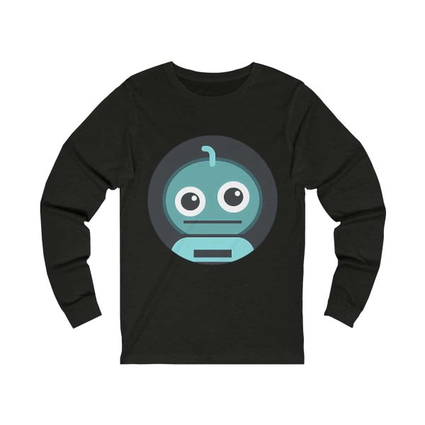 Unisex Long Sleeve Jersey Tee - Beep Bop Robot | Comfortable Everyday Essential - Image 9