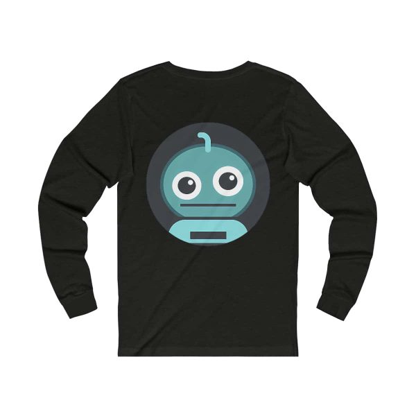 Unisex Long Sleeve Jersey Tee - Beep Bop Robot | Comfortable Everyday Essential - Image 10