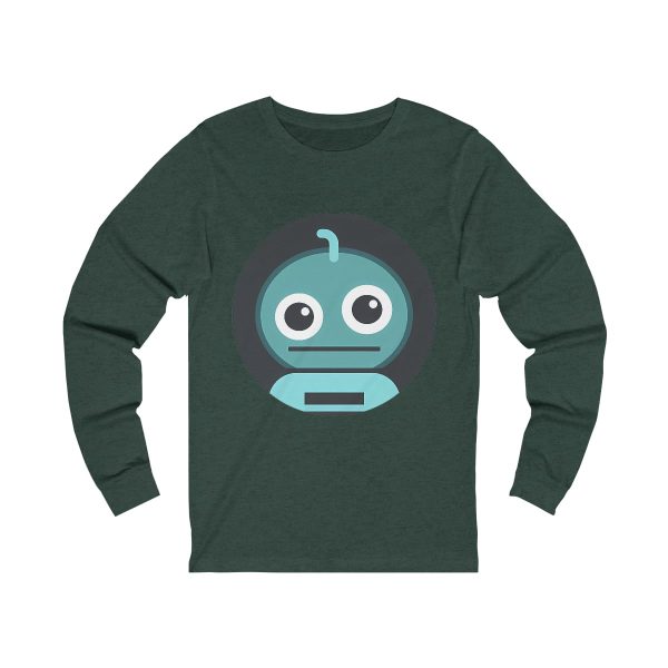 Unisex Long Sleeve Jersey Tee - Beep Bop Robot | Comfortable Everyday Essential - Image 15