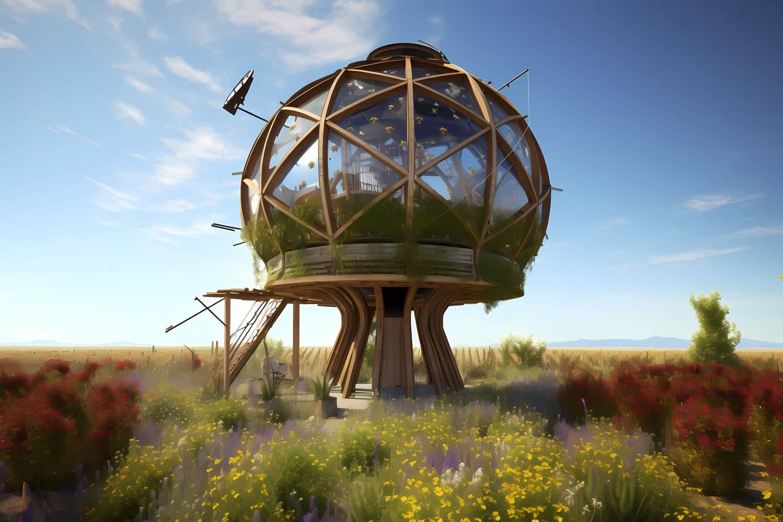 Permaculture Principles - balance between tech and nature