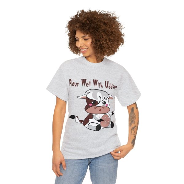 Funny Cow Pun T-shirt - Premium 100% Cotton Tee - Image 15