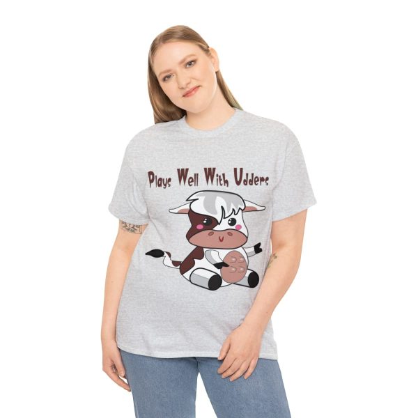 Funny Cow Pun T-shirt - Premium 100% Cotton Tee - Image 16