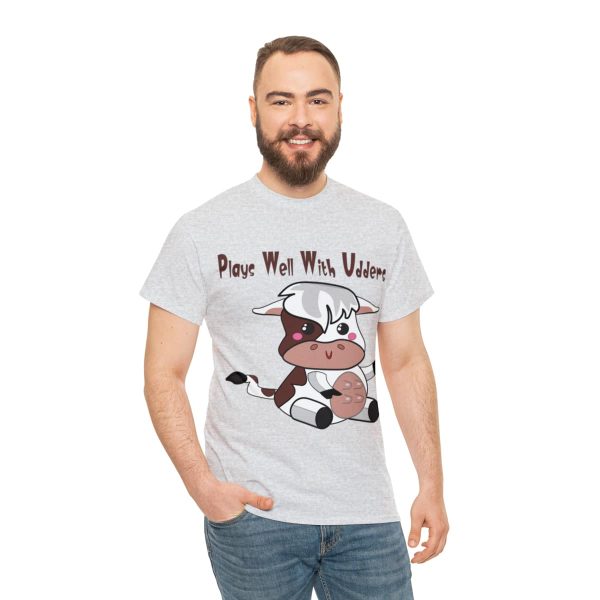 Funny Cow Pun T-shirt - Premium 100% Cotton Tee - Image 17