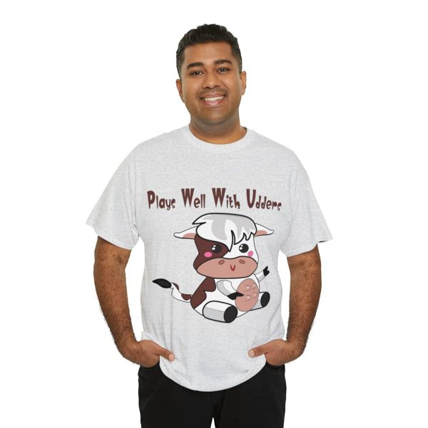 Funny Cow Pun T-shirt - Premium 100% Cotton Tee - Image 20