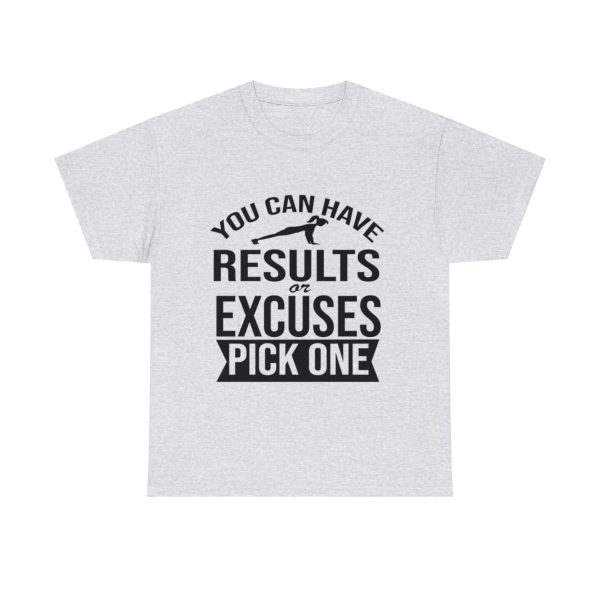 Motivational Workout Tee - No Excuses | 100% Cotton | Premium Printing | Classic Fit - Image 2