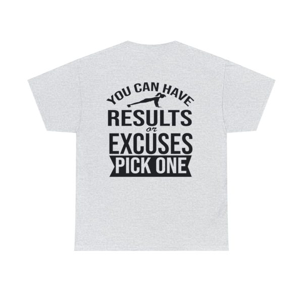 Motivational Workout Tee - No Excuses | 100% Cotton | Premium Printing | Classic Fit - Image 3