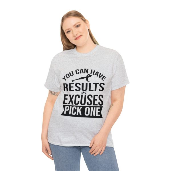 Motivational Workout Tee - No Excuses | 100% Cotton | Premium Printing | Classic Fit - Image 4