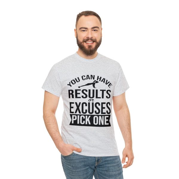 Motivational Workout Tee - No Excuses | 100% Cotton | Premium Printing | Classic Fit - Image 5