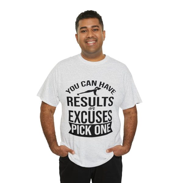 Motivational Workout Tee - No Excuses | 100% Cotton | Premium Printing | Classic Fit - Image 8