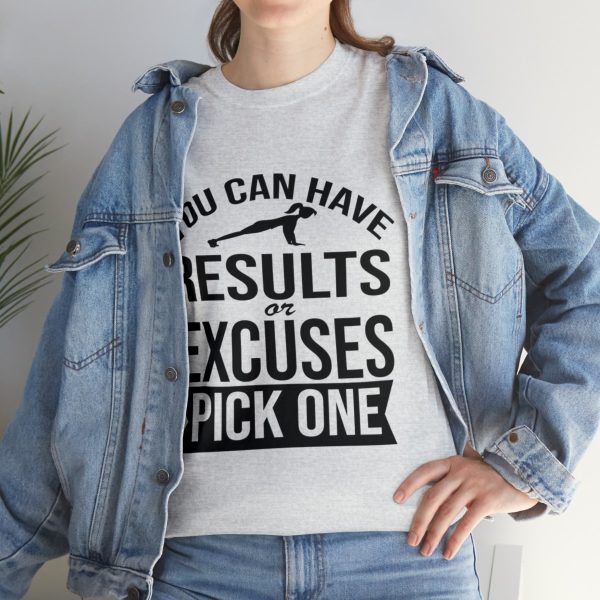 Motivational Workout Tee - No Excuses | 100% Cotton | Premium Printing | Classic Fit - Image 9