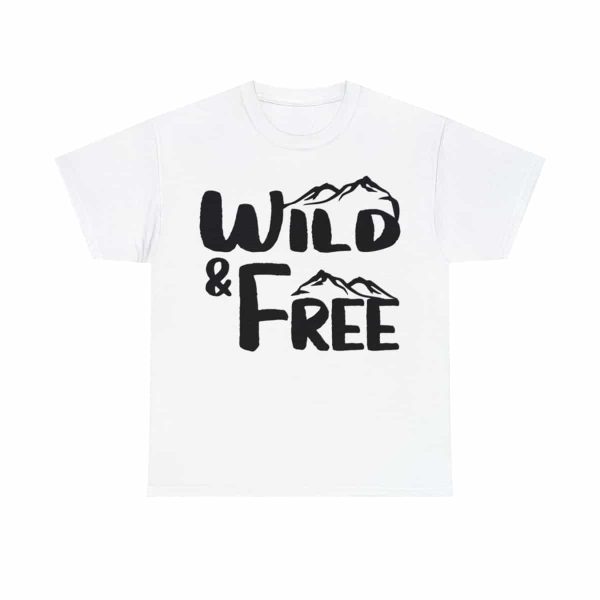 Cotton Tee - Unisex T-shirt - Wild & Free - Premium Printing - True to Size - Image 14