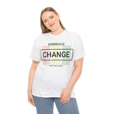 Heavy Cotton Tee - Unisex - Embrace Change