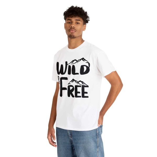 Cotton Tee - Unisex T-shirt - Wild & Free - Premium Printing - True to Size - Image 18