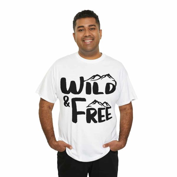 Cotton Tee - Unisex T-shirt - Wild & Free - Premium Printing - True to Size - Image 20