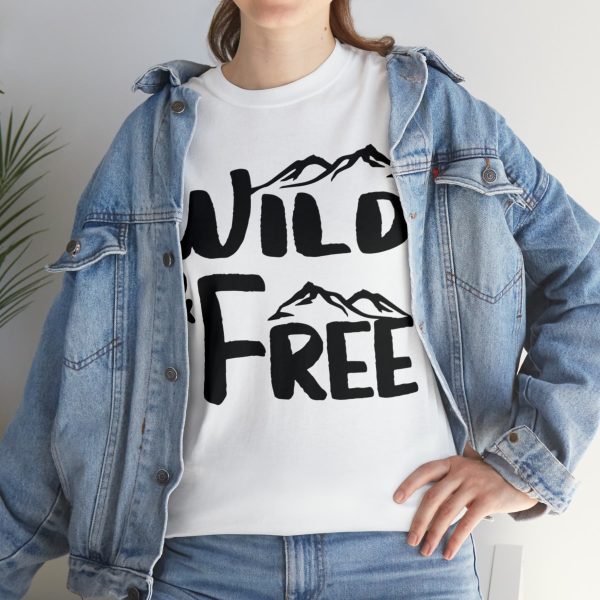 Cotton Tee - Unisex T-shirt - Wild & Free - Premium Printing - True to Size - Image 21